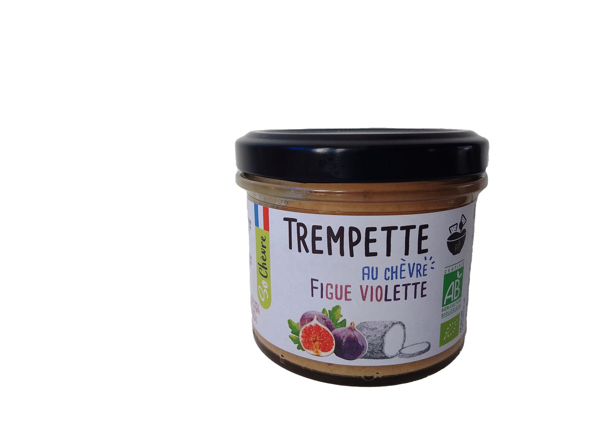 Trempette chèvre affiné, figue violette