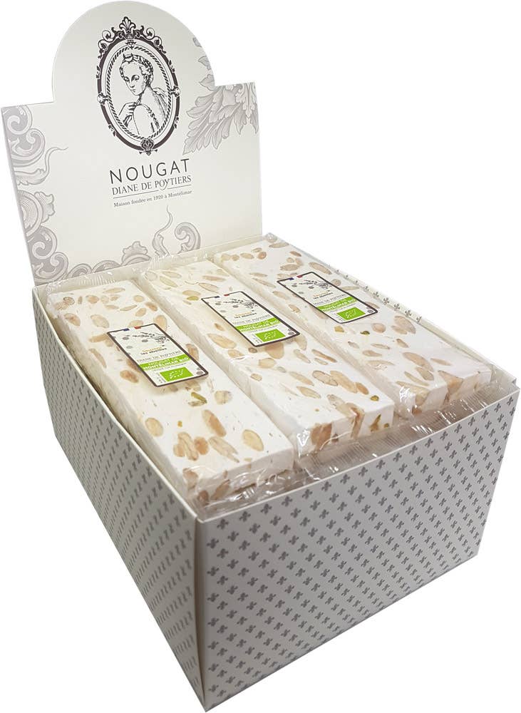 Nougat de Montélimar tendre BIO Barre