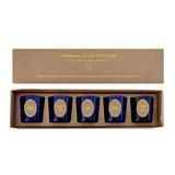 Coffret de 5 Mini Bougies Parfumées 🕯️ : Herbier bleu D4,5 H5cm