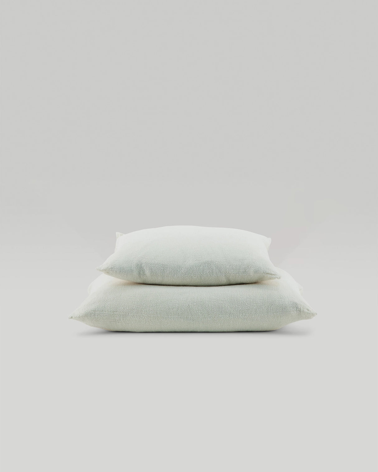 Housse de coussin en lin brut français