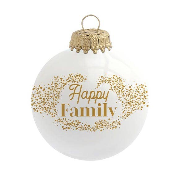 Boule de Noël Happy Family ou Noël en famille
