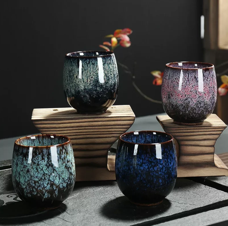 Tasse de thé en céramique inspirée du folklore japonais - 110 ml