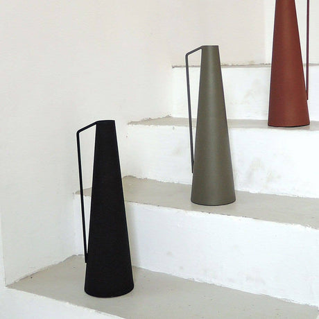 Vase conique en métal H36 cm - Tosca