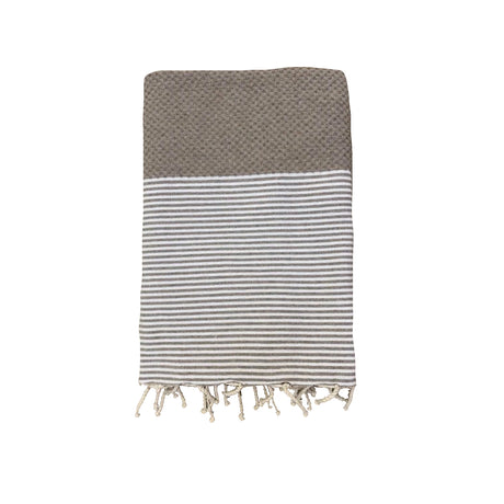 Fouta plate Nid d'Abeille "Mikanda"