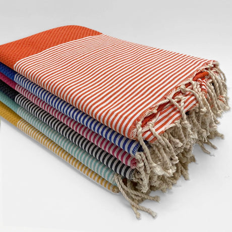 Honeycomb flat fouta "Mikanda"